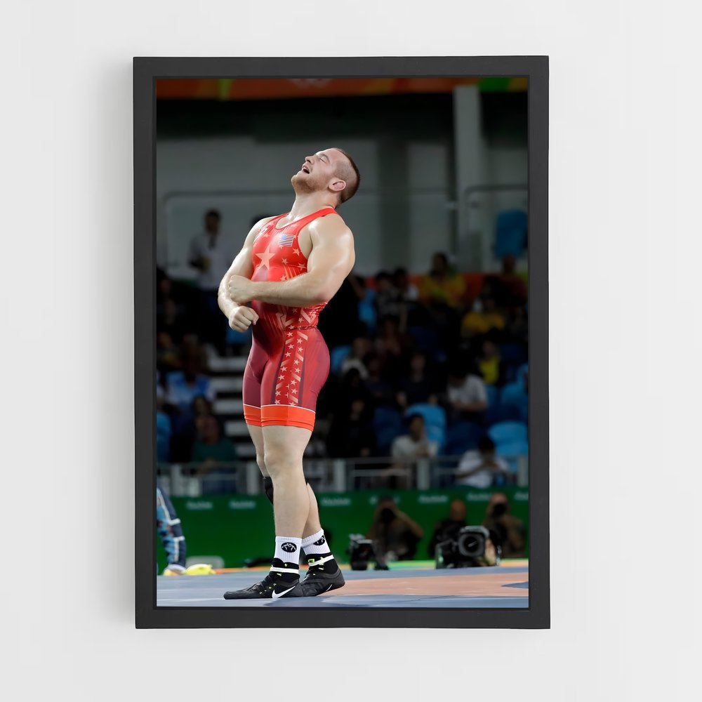 Poster Kyle snyder mat – affiche Lutte (vue 2)